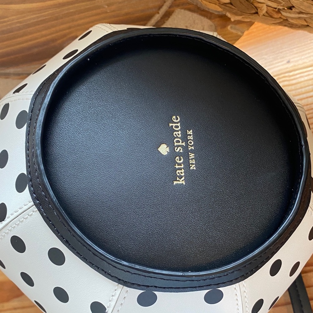 Kate Spade New York Polka Dot Teapot Crossbody Bag Alice in Wonderland - Picture 6 of 7